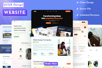 figma website ui ux design, website design, ui ux design