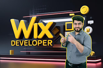 redesign and develop a professional wix website or landing page