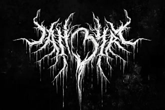 do a metal,hardcore,heavy metal, black metal band logo