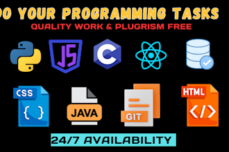 do java r cpp python programming data science deep or machine learning projects