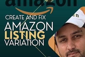 be your lister for listing on amazon