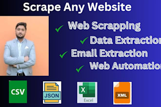 scrape any website and deliver clean, structured data