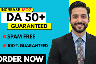 increase domain authority to da 50 plus guaranteed