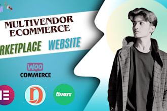 build multi vendor ecommerce marketplace website with dokan, wcfm, or shopify