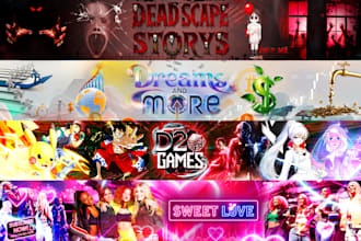 design epic youtube channel banner