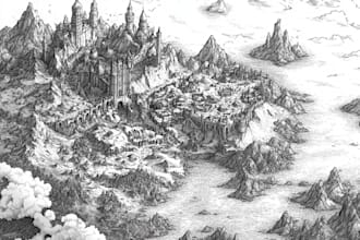 draw fantasy map for your dnd game