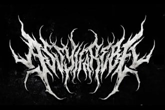 custom font for band logo, stoner, heavy metal, rock, doom