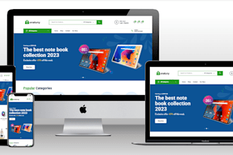 build custom laravel ecommerce website with tall stack
