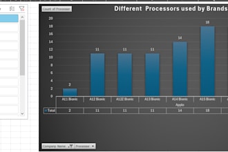 data cleaning, analysis, and  visualization in excel