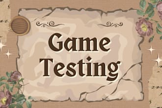 play test your game and review it