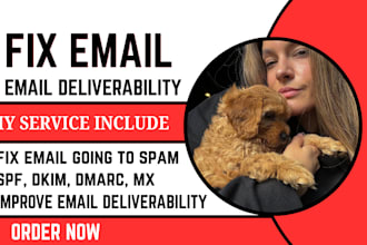 fix any goggle workplace, godaddy klaviyo mailchimp email deliverability issues