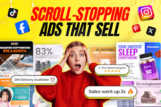 make creative ad designs, unique ads, best selling ads