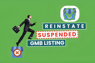fix suspended google business profile listing, reinstate gmb, resolve suspension