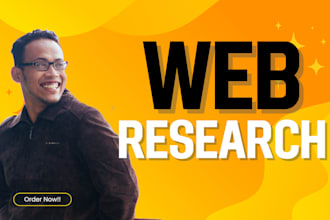 do fast and accurate web research with data collection