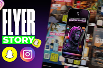 design flyer snapchat instagram