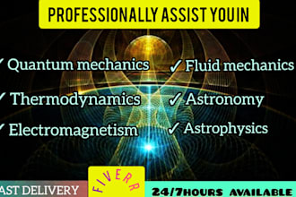 help in physics astronomy and astrophysics project and problems