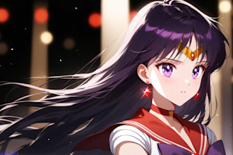 anime illustration, anime character vtuber, fanarts, concept
