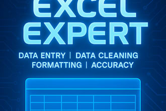 clean, format, merge, split excel data