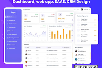 develop CRM, cms, erp, saas, portal systems or web app