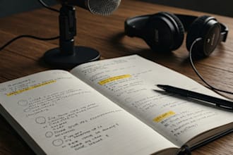 do podcast writing, video script writing, speech writing