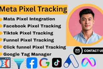 setup meta ads tracking pixels for clickfunnel landing page, ads optimization