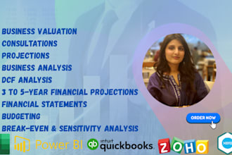 do financial modeling , discounted cashflow model ,business valuation, ibo model