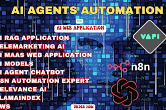 build ai calling agent, telemarketing ai, saas webapp solution, rag lms ai model