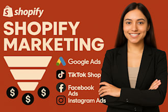 do shopify marketing, ecommerce marketing, tiktok shop, google ads, sales funnel