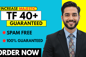 elevate your SEO with a 40 point majestic trust flow boost