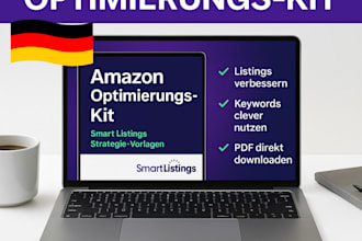 gebe dir ein professionelles amazon listing optimierungskit als PDF