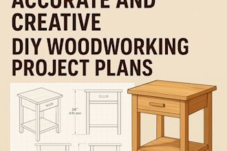 make accurate and creative DIY woodworking project plans