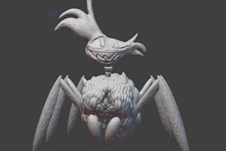 3d sculpt , 3d print and paint your characters