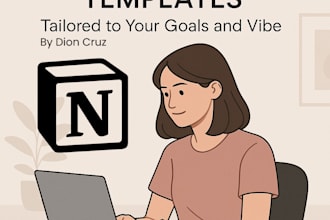 create custom notion templates aligned to your needs