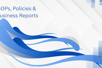 write sops, policies and business reports