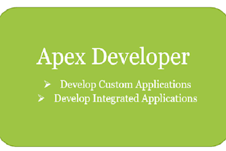 develop custom apex applications