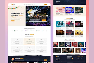 build event website, event ticket website, ticket website, event planning