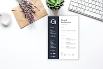 design a minimalist CV template and cover letter for job seekers, ats friendly