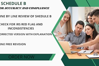review and correct your schedule b for accuracy compliance