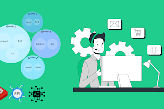 create laravel API and connect them with ai technologies