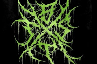 death metal, deathcore, metalcore, logo band merch