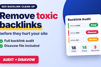 audit and disavow toxic backlinks to protect your google rankings