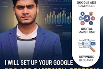 set up and optimize your google PPC ads campaign