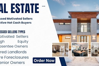 provide you qualified cash buyers and motivated sellers