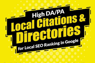 local SEO, local citations, map ranking, citation optimization