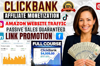 create autopilot clickbank amazon tiktok affiliate website link promotion fb ad