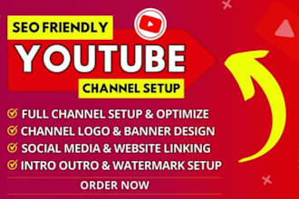 youtube channel create with SEO