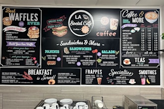 design sales boosting editable digital menu board, restaurants tv screen menu