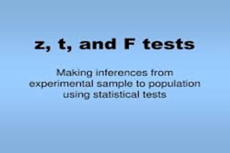 assist you in z, t, f, anova, hypothesis testing problems