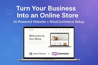 turn your business from offline to online with hostinger ai