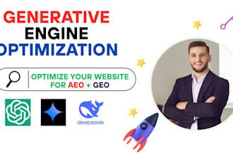 optimize website for answer and generative engine optimization GEO, aeo, seo